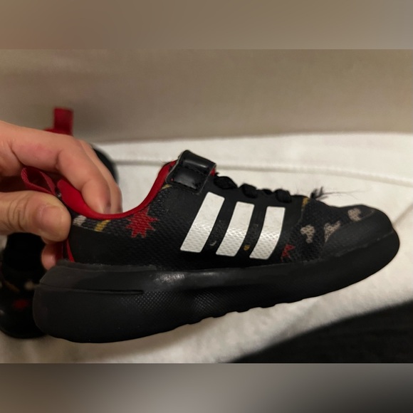 Boy's Shoes adidas Kids Fortarun 2.0 Mickey Mouse Elastic Size 7K - Picture 4 of 16